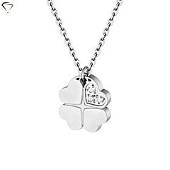 Damen Halskette #BRAND Gioielli / Lucky Love / Silver AFORUM.shop 1