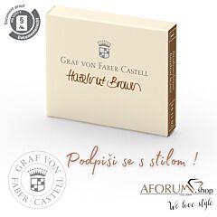 Ink cartridges Graf von Faber-Castell, 1080 Hazelnut Brown AFORUM.shop® 