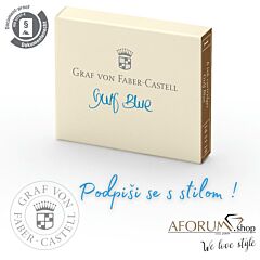 Ink cartridges Graf von Faber-Castell, 1056 Gulf Blue AFORUM.shop® 