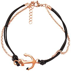 Women's leather bracelet Akzent A504166