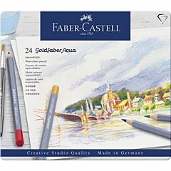 Goldfaber Aqua watercolour pencils, tin of 24 AFORUM.shop® 