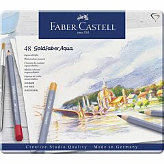 Goldfaber Aqua watercolour pencils, tin of 48 AFORUM.shop® 