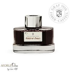 Ink bottle Graf von Faber-Castell, 1080 Hazelnut Brown AFORUM.shop® 