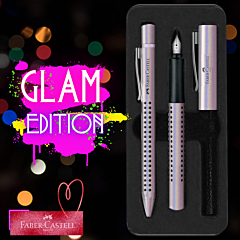 Geschenkset Faber-Castell "GRIP 2011" Glam Edition pearl AFORUM.shop®1