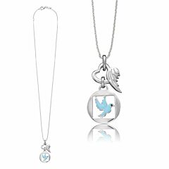 Herzengel necklace with dove HEN-01PEACE