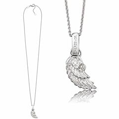 Herzengel necklace with wing and zirconia HEN-WING-01-ZI