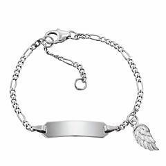 Herzengel ID bracelet with wing HEB-ID-WING