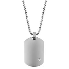 Men's steel necklace with pendant Akzent A503366