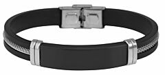 Herren Armband aus Kautschuk Akzent A504205