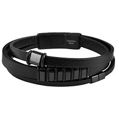 Herren Armband aus Leder Akzent A504279