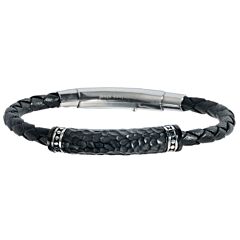 Men's leather bracelet Leo Marco LM1049