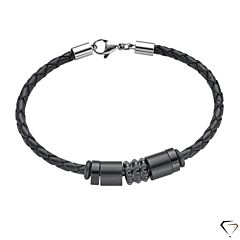 Men's leather bracelet Leo Marco LM1134