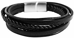 XXL Herren Armband aus Leder Akzent A360024