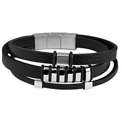 Herren Armband aus Leder Akzent A504179