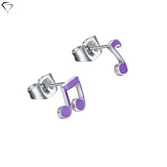 Ear studs #BRAND Gioielli / Play / Music note AFORUM.shop 1