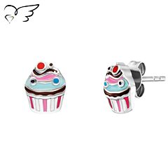 Girls ear studs Herzengel "cupcake" HEE-MUFFIN I AFORUM.shop