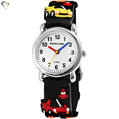 Kid's watch Excellanc E36-BK-cars AFORUM.shop® 