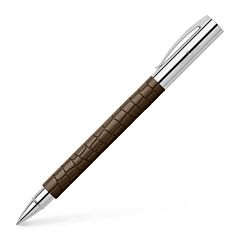 Roler Faber-Castell " Ambition 3D Croco" Brown AFORUM.shop® 