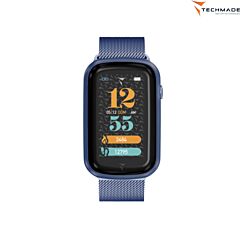 TECHMADE Smart Watch STEPS / Metal Blue AFORUM.shop 1