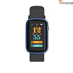 TECHMADE Smart Watch STEPS / Black & Blue AFORUM.shop 1