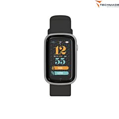 TECHMADE Smartwatch STEPS / Schwarz & Silber AFORUM.shop 1