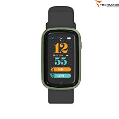 TECHMADE Smartwatch STEPS / Schwarz & Grün AFORUM.shop 1