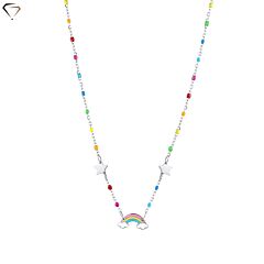 Kinder Halskette #BRAND Gioielli / Incanto / Regenbogen mit Sternchen AFORUM.shop 1