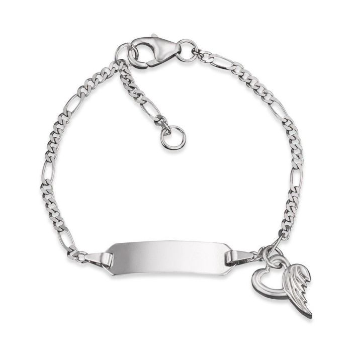 Herzengel bracelet with angel heart HEB-NAME-01H of