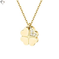 Women's necklace  #BRAND Gioielli / Lucky Love / Gold with engraving AFORUM.shop 1