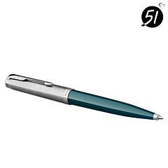 Kugelschreiber PARKER® 51 'Teal Blue' CT. AFORUM.shop® 