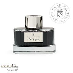 Ink bottle Graf von Faber-Castell, 1070 Stone Grey AFORUM.shop® 