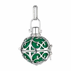 Women's pendant Engelsrufer with sound ball in green ER-04