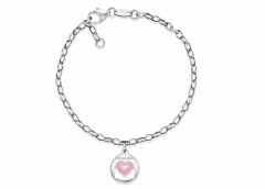 Herzengel bracelet with heart HEB-02LOVE