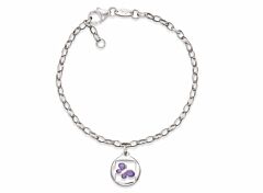 Herzengel bracelet with butterfly HEB-06NATURE