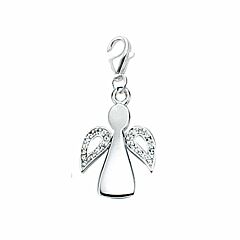 Damen Anhänger - Charm aus 925 Silber mit Zirkonia Lucky Life LL1007 