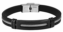 Herren Armband aus Kautschuk Akzent A503426