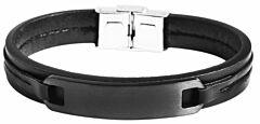 Herren Armband aus Leder Akzent A504015