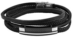 Men's leather bracelet Raptor RA500521