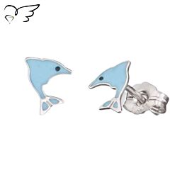 Girls ear studs Herzengel "dolphin" HEE-07FREEDOM I AFORUM.shop