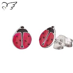 Girls ear studs Herzengel "ladybug" HEE-08LUCK I AFORUM.shop