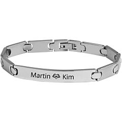 Herren Armband aus Edelstahl Akzent A503178 mit Gravur