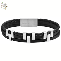 Men's leather bracelet Raptor RA500571 AFORUM.shop® 