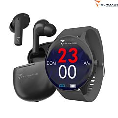 TECHMADE pametni sat DYNAMIC BUNDLE / Tamno siva AFORUM.shop 1