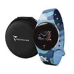 TECHMADE Smartwatch FREETIME Pop / Camouflage Blau AFORUM.shop 1