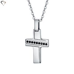 Men's necklace #BRAND Gioielli / 27th Floor / Little Cross with engraving AFORUM.shop 1