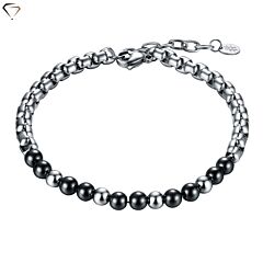 Men's  bracelet #BRAND Gioielli / 27th Floor / Rolò and Hematite AFORUM.shop 1