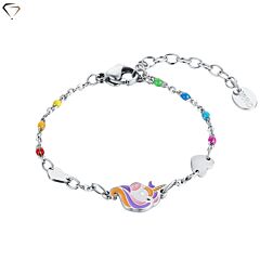 Children's bracelet #BRAND Gioielli / Incanto / Unicorn with hearts AFORUM.shop 1